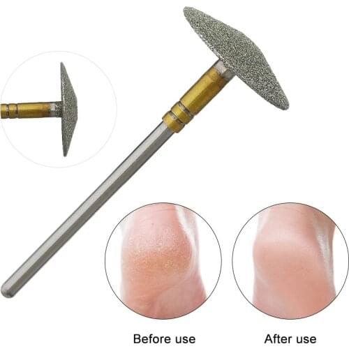 New Umbrella Diamond Nail Drill Bits Pedicure 190mm Metal Sanding Disc Manicure Bits Nail Drill Accessories Foot File Tools