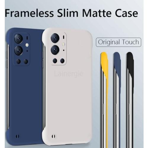 Frameless Slim Matte Hard Phone Case For OnePlus 8 9 Pro One Plus Nord 8T 9R ShockProof PC Back Cover Fundas Cuque