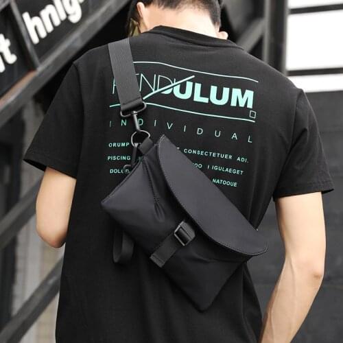 Brand Mens shoulder Crossbody bag Fashion casual sports Cycling Messenger bag Diagonal chest bags waterproof Men Clutch Pocket