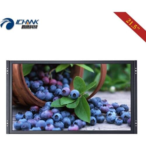 ZK215TN-59/21.5" inch 1920x1080p Widescreen Power On Boot HDMI BNC Metal Shell Embedded Open Frame Remote Control LCD PC Monitor