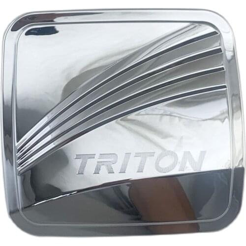 FOR 2020 2021 TRITON L200 ABS Chrome Accessories Car Fuel Tank Cover Stickers