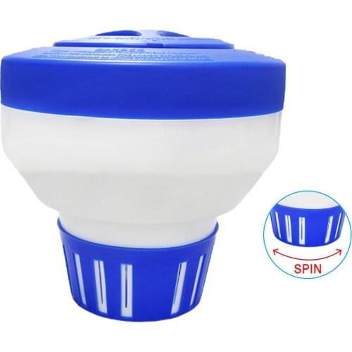 7 Inch Pool Spa Chlorine Bromine Chemical Tablet Tab Floater Dispenser Automatic Dispensing Tool For Swimming Pool