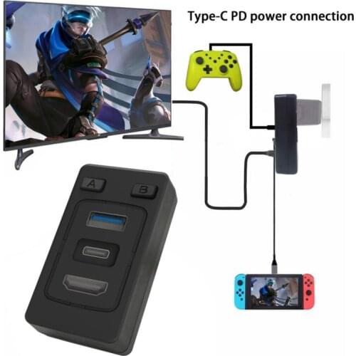 HDMI-compatible Video Conver Bluetooth-compatible Transmitter For Switch Conversion Adapter For Switch Projection Screen