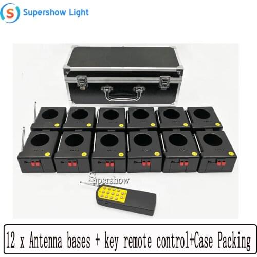 Cold Firework Ignition Machine Wireless Remote Stage Equipment 1case 12 Base Firing For Wedding Stage
