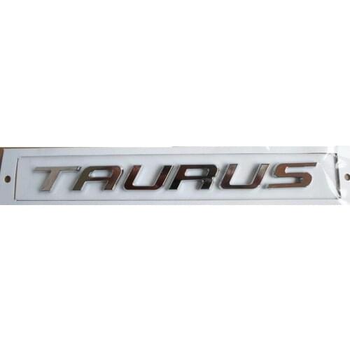 " TAURUS " Chrome ABS Car Trunk Rear Number Letters Badge Emblem Decal Sticker for Ford Taurus
