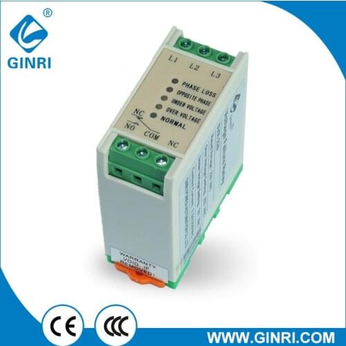 JVR Three-phase Phase sequence/Phase-loss/Overvoltage/Undervoltage Relay