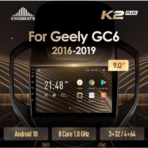 KingBeats Android Octa-Core head unit HU 4G in Dash Car Radio Multimedia Video Player Navigation GPS For Geely GC6 2016 - 2019 no dvd 2 din Double Din Android Car Stereo 2din