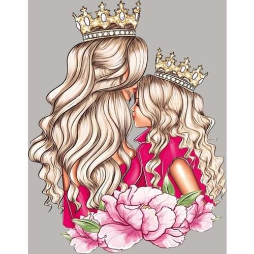 Beautiful Princess Clothes Stickers Vinyl Appliqued Fashion Heat Transfer Tops Diy Flower Patch Woman Girl Dresses Patch