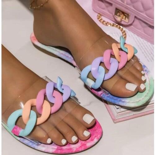 Summer New Womens Slippers Women Fashion Sandals Ladies Shoes Solid Peep Toe Outside Beach Flip-flops Shoes Female Slippers