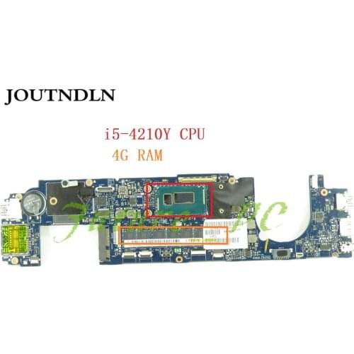 JOUTNDLN FOR Dell XPS 11 9P33 11.6" Laptop Motherboard 9D0GY 09D0GY CN-09D0GY LA-A161P W/ i5-4210Y CPU 4G RAM Test work