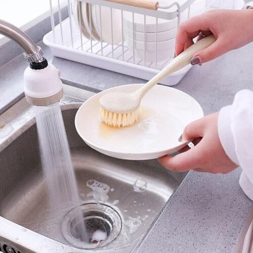 Multi Function Cleaning Brush For Long Handle Design Without Hand Contact With Kitchen Cleaning Tool