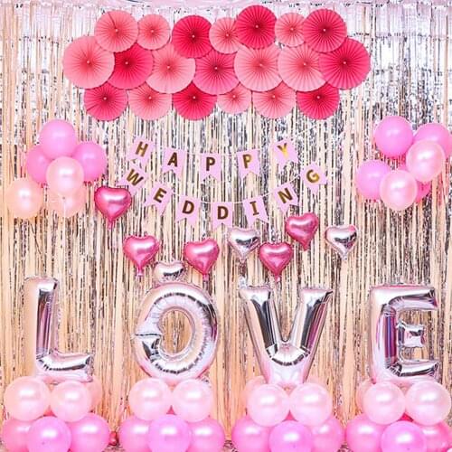Fashion Wedding Birthday Party Backdrop Decoration Glossy Tinsel Curtains Glitter Tinsel Curtain Baby Shower Home Decoration