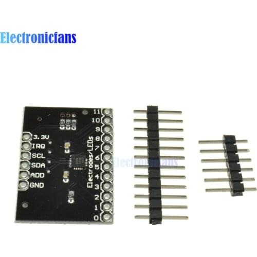 MPR121 Breakout V12 Capacitive Touch Sensor Controller Module I2C Interface keyboard Development Board Module