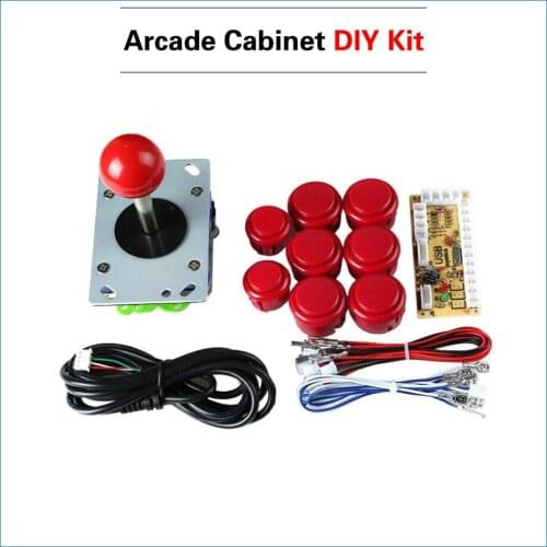 Arcade Cabinet DIY Kit Zero Delay Arcade Game Machine Accessories USB Computer Rocker Chip Circuit Board Arcade Games Supplies