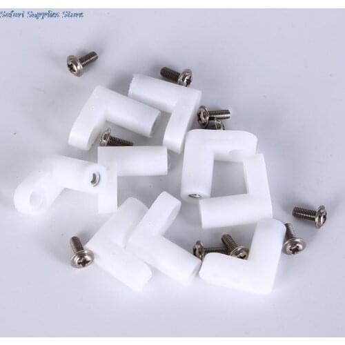 New 10Pcs/Set L Type PCB Mounting Feet with Screw for Arcade JAMMA MAME Game Board 20mm x 20mm