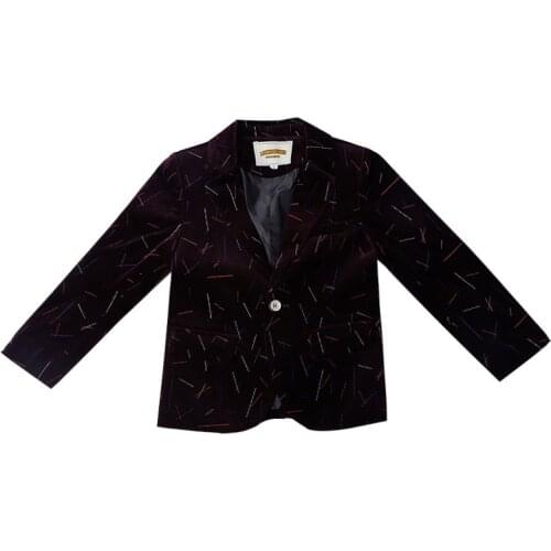 New Design Boys Formal Blazers Jacket School Kids Graduation Jacket for Boys Children Formal Wedding Suits Blazer Boys Jacket