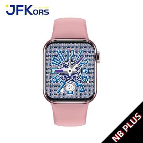 Original 2021 NB PLUS Smart Watch Women Men Wireless Charging Fitness Tracker Bluetooth Call Custom DIY Face Smartwatch