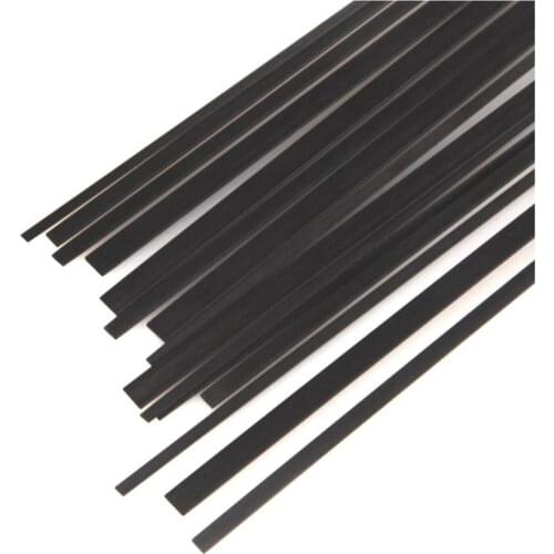 5Pcs 500mm Carbon Fiber Strips Light Weight Carbon Sheets For RC Model