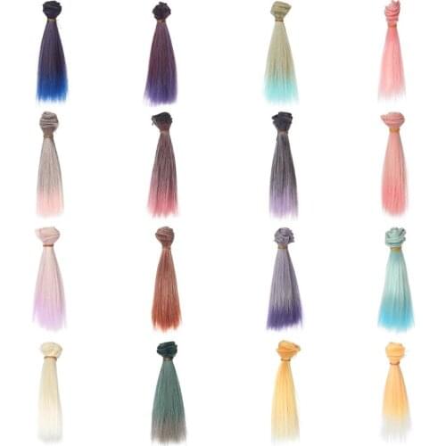 20PCS/LOT Wholesale Synthetic Handmade BJD Wig Doll Hair Accessories For Doll DIY