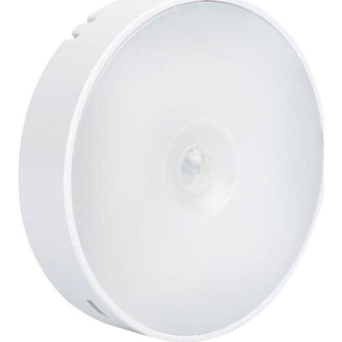 USB Rechargeable Led Night Light PIR Motion Sensor Under Cabinet Lights Wall Lamp Wardrobe Light Kitchen Stairs Light For Home