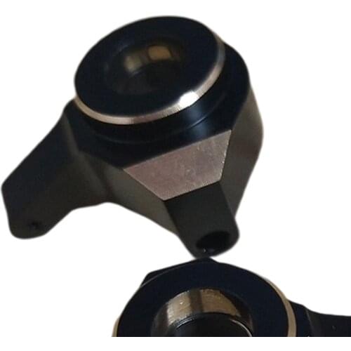 2 PC Copper Material SCX24 Steering Knuckles Set for Axial SCX24 90081 Replacement Parts