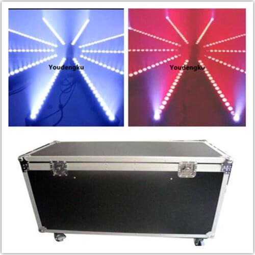 4 pieces with flightcase DMX512 Lighting Project 3in1 LED Wall Washer 18 * 3w rgb Wall Washer Outdoor Lighting