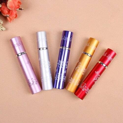 6ml Refillable Portable Mini perfume bottle &Traveler Aluminum Spray Atomizer Empty Parfum bottle