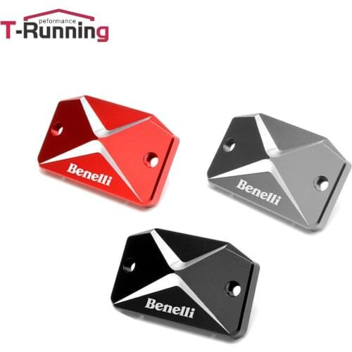 High quality Laser LOGO Fits For Benelli TRK 502 BN302 TNT 300/600 Motorcycle Front Brake Master Cylinder Reservoir Cover Cap