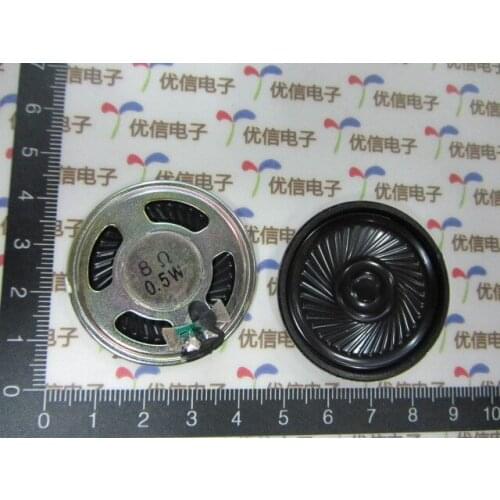 Free shipping Diameter 4CM 8 ohm 0.5W small speaker / mini speaker / loudspeaker, thickness 5MM