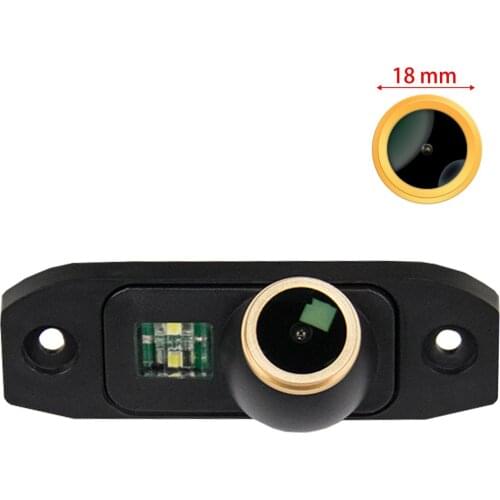 Free Filter Waterproo HD 1280 * 720P Car Rear Camera Plate Light for Volvo S90/S80/S40 V30 V40 V50/S60/V60/XC90/XC60/XC70