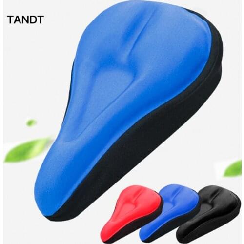 Bicycle cushion cover thick silicone seat riding mountain bike seat bicycle accessories