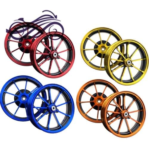 Newly modified disc brake wheel is suitable for dio50 AF17 AF18 AF27 AF28 Z4 ZX50 AF34 AF35 aluminum alloy front wheel and rear