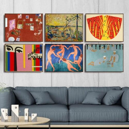 Home Decoration Art Wall Pictures Fro Living Room Poster Print Canvas Paintings French Henri Matisse