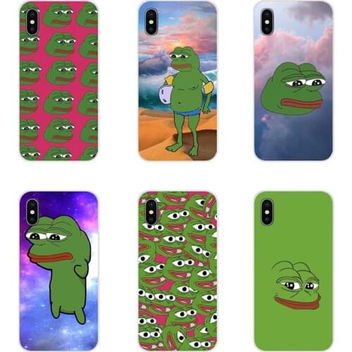 The frog meme memes Accessories Phone Skin Cover For Huawei G7 G8 P7 P8 P9 P10 P20 P30 Lite Mini Pro P Smart Plus 2017 2018 2019