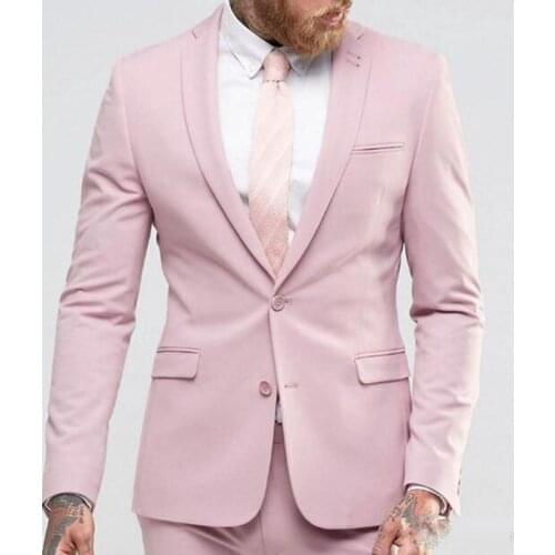 Handsome Groomsmen Notch Lapel Groom Tuxedos Mens Wedding Dress Man Jacket Blazer Prom Dinner (Jacket+Pants+Tie) K72