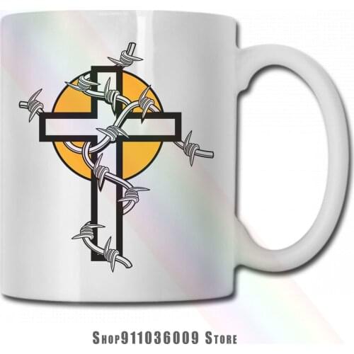 Cross mug cup tazas