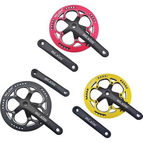 Mi.Xim 53T Road Bike Chain Wheel Single Chain Wheel With Shield 170Mm Crank For Small Wheel Bike Folding Bike
