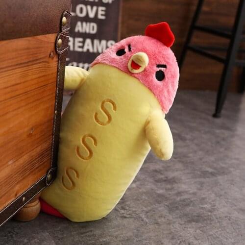 High-quality 40/55cm Beaten chicken plush toy pillow baby toys to send children birthday gifts Christmas gifts to girls