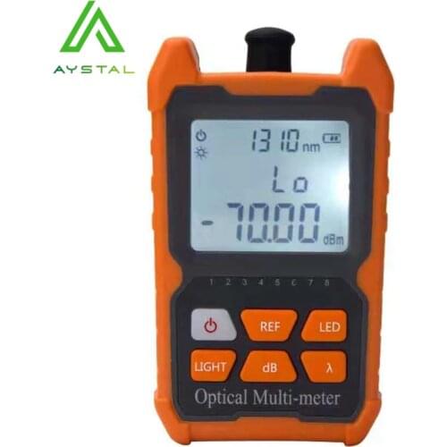 MINI OPM Handheld Mini Fiber Optical Power Meter Fiber Optic Cable Tester -70 + 6 or -50 + 26