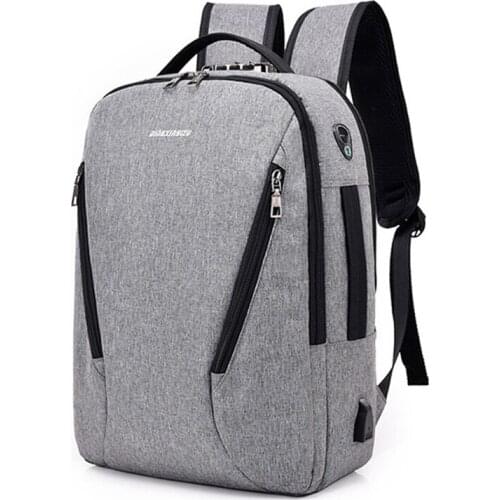 ZHIERNA USB Charger Double Shoulder Bag Schoolbag Men 's Computer Backpack Ladies Leisure Light Backpack High-capacity Package