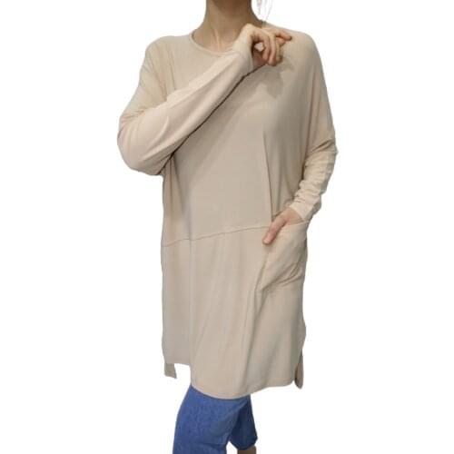 Tek Pockets Tunic-CAMEL