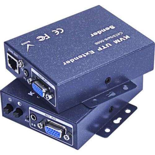 VGA-KVM network cable extender vga to network rj45 converter to usb keyboard and mouse extension transmitter 100m/200m/300m