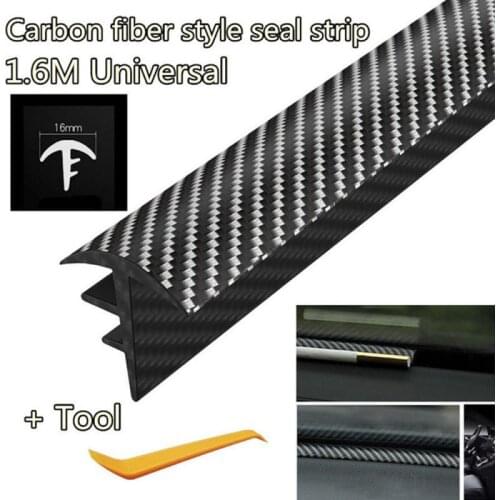 Auto Dashboard Sealing Strip Noise Sound Insulation Rubber Strips Universal for Weatherstrip Auto Accessories