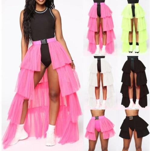 Women Adult Tutu Tulle Skirt Underskirt Petticoat Wedding Princess Ballet Dress