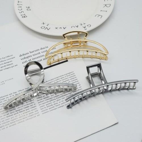 1 Pcs Woman Metal Hair Claws Vintage Hair Clips Headband Hairpin Fashion Hair Accessories Crab Hair Accessories Styling Tools