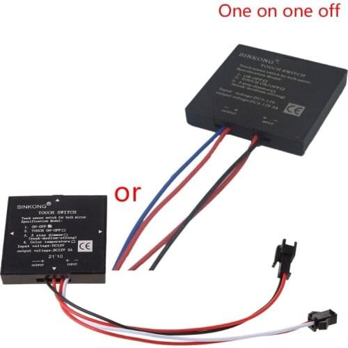 1Pc 5-12V Bathroom Mirror Switch Touch Switch Sensor for Led Light Mirror Headlight