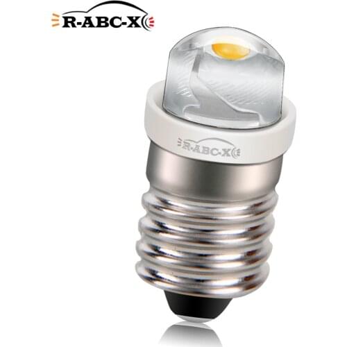 1piece 0.5w E10 3v 4.5v 6v 3-18V 5-24V COB LED flashlight torch bulbs led flashlight bulb light Head lamp bulb 3000K 6000K