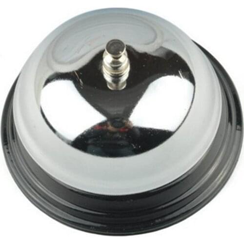 1Pcs New Desk Kitchen Hotel Counter Reception 8.5cm Restaurant Bar Craft Call Bell Cat Bell Christmas Ringer Ring Service F0A4