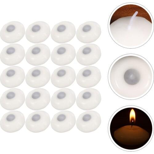 100pcs Wedding Floating Candles Spherical Candles Decorative Party Candles Atmosphere Decor Floating Candles Illuminate Home