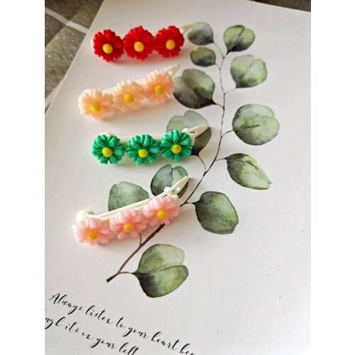 2020 Dog Cat Hairpin Teddy Dog Hair Clip Pet HeaddressSmall Chrysanthemum Frog Clip Dog Hair Accessories